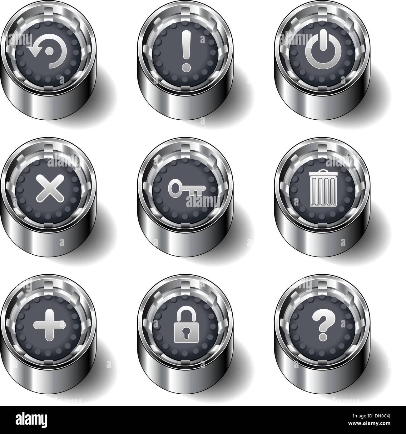 Add button icon Stock Vector Images Alamy