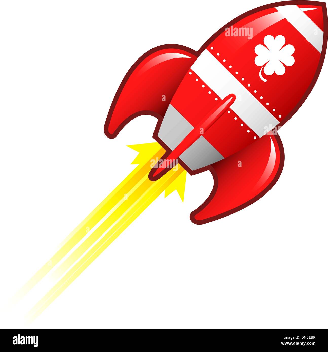 Lucky rocket Stock Vector Images - Alamy