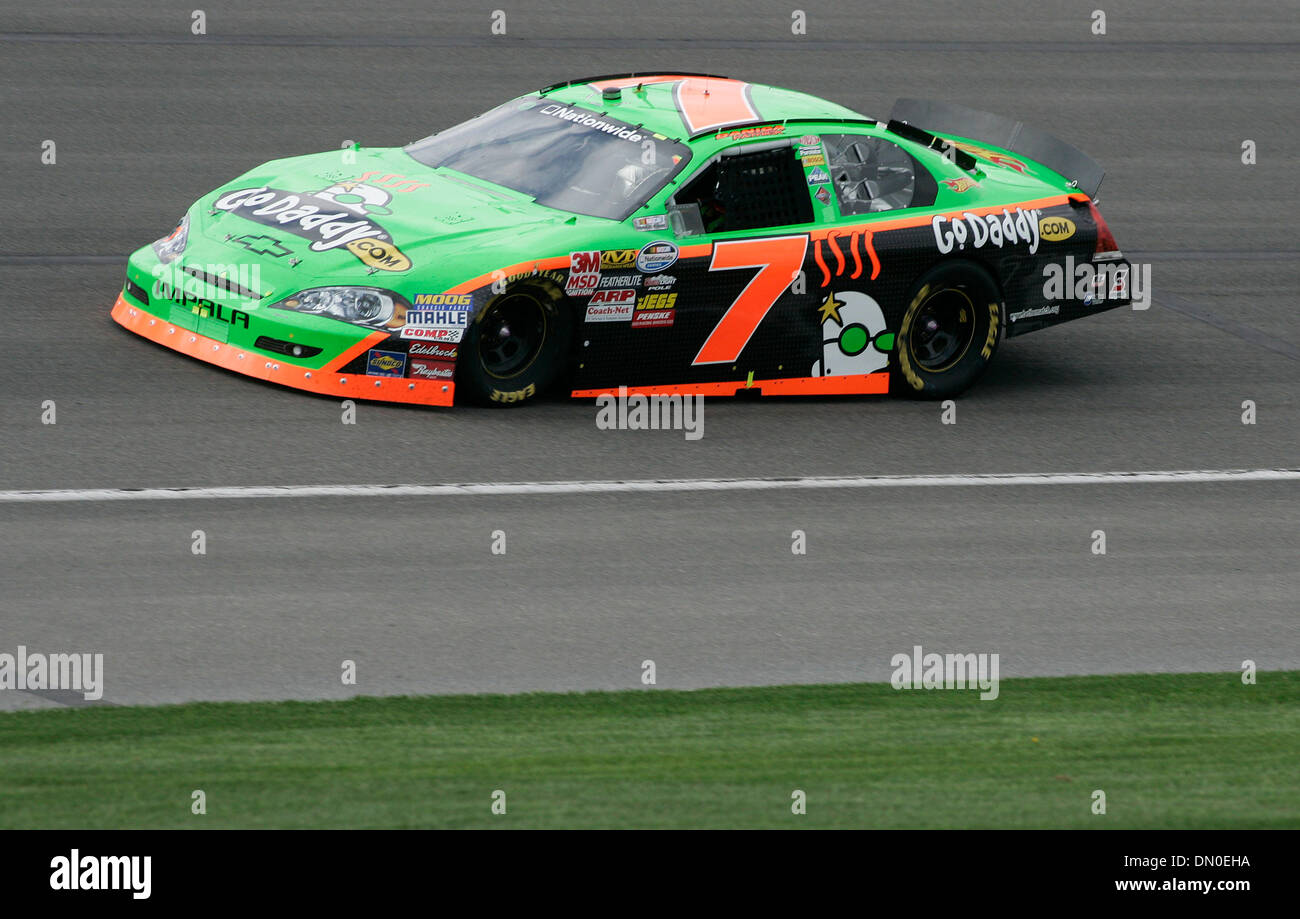 Feb 20, 2010 Fontana, California, USA DANICA PATRICK races in the