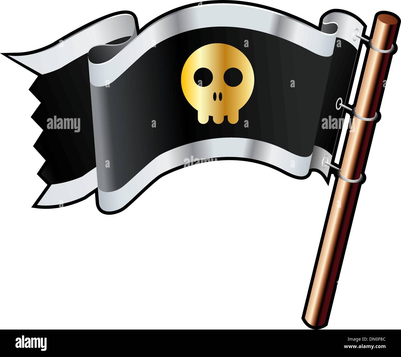 Skull pirate flag Stock Vector Image & Art Alamy