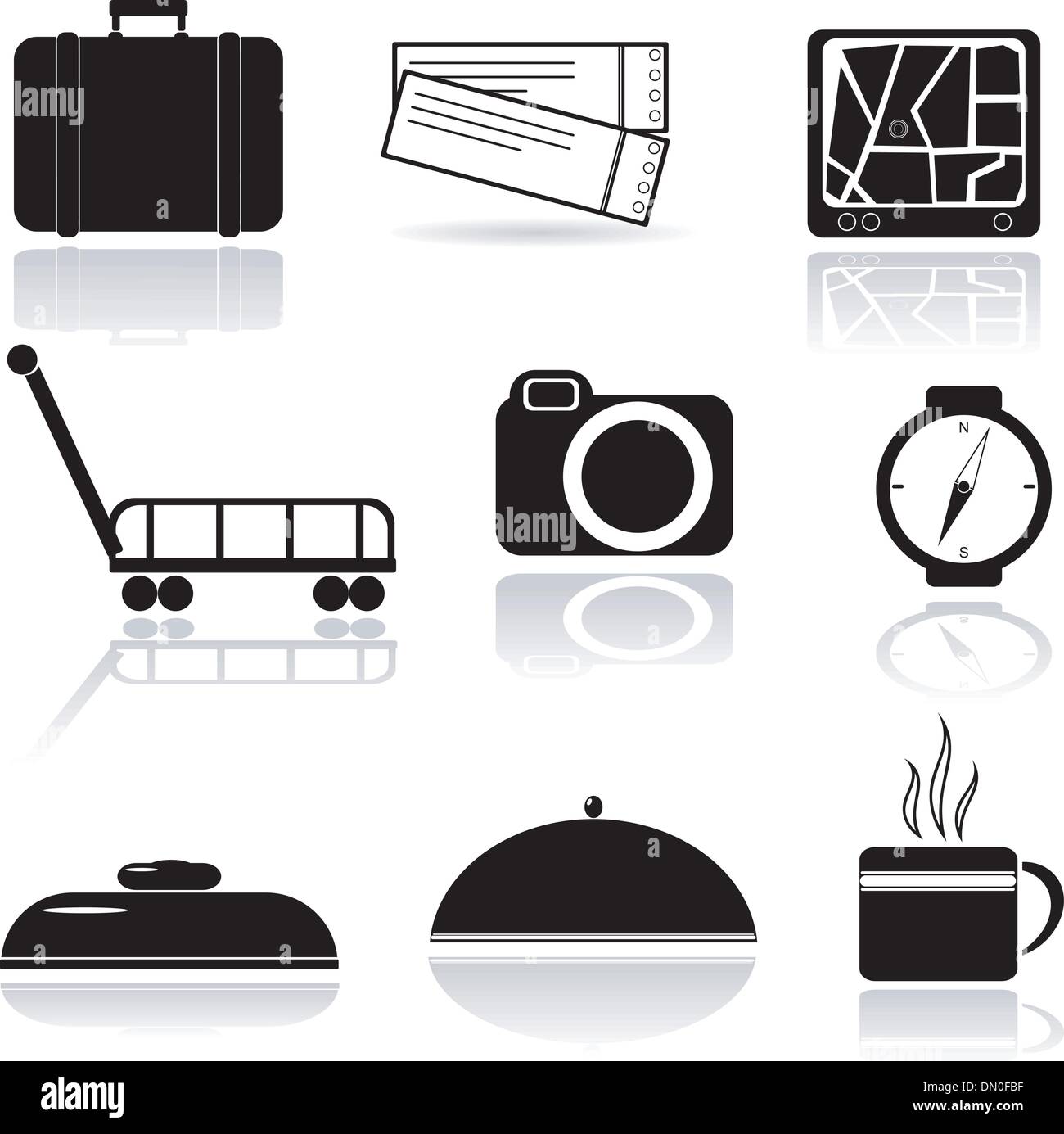 A set of vector icons Stock Vector Image & Art - Alamy