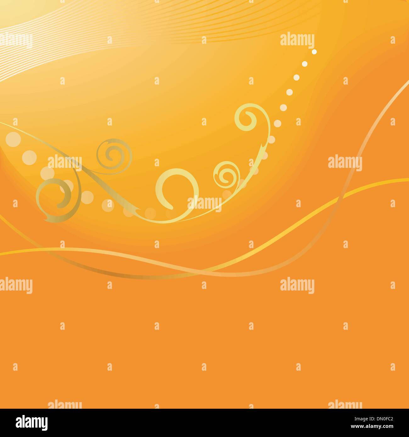 Abstract orange background with swirls. EPS10 Stock Vector Image & Art ...