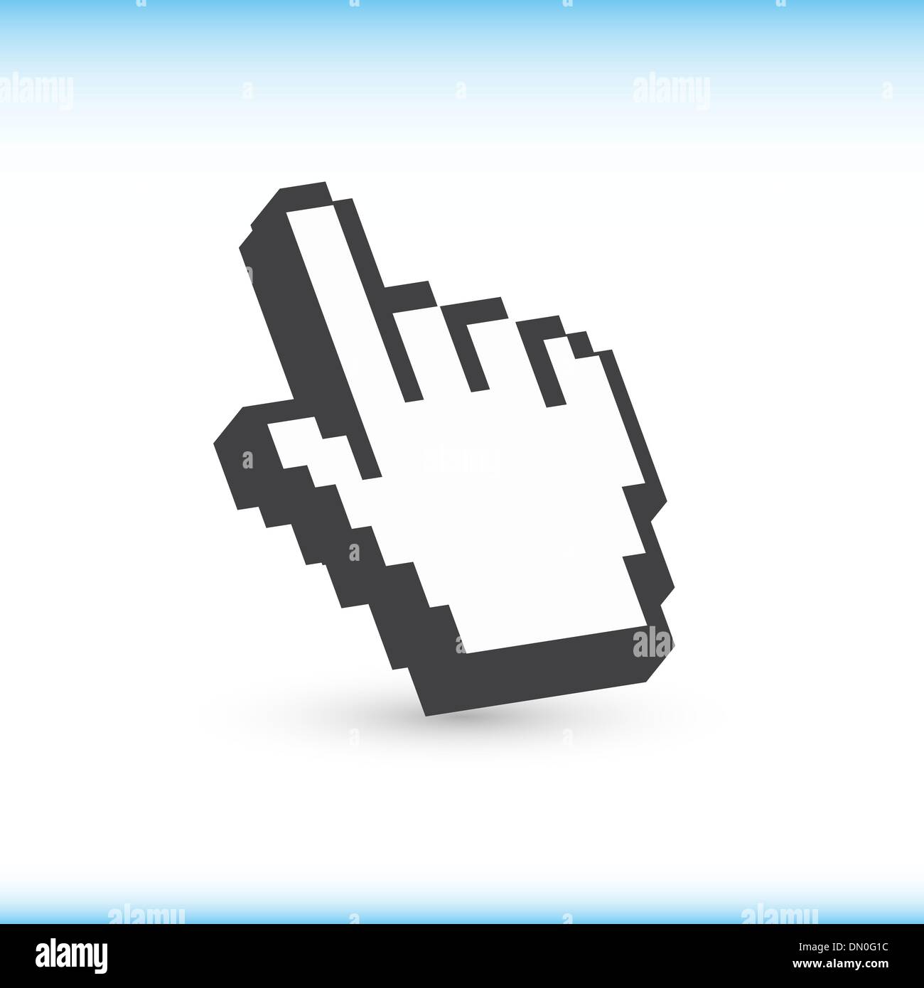 Computer icon hand cursor hi-res stock photography and images - Alamy