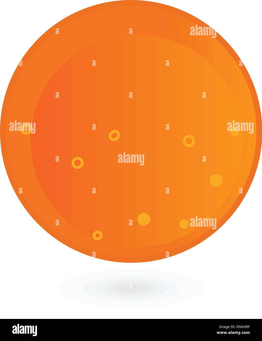 Orange fruit isolated on white Stock Vector Image & Art - Alamy