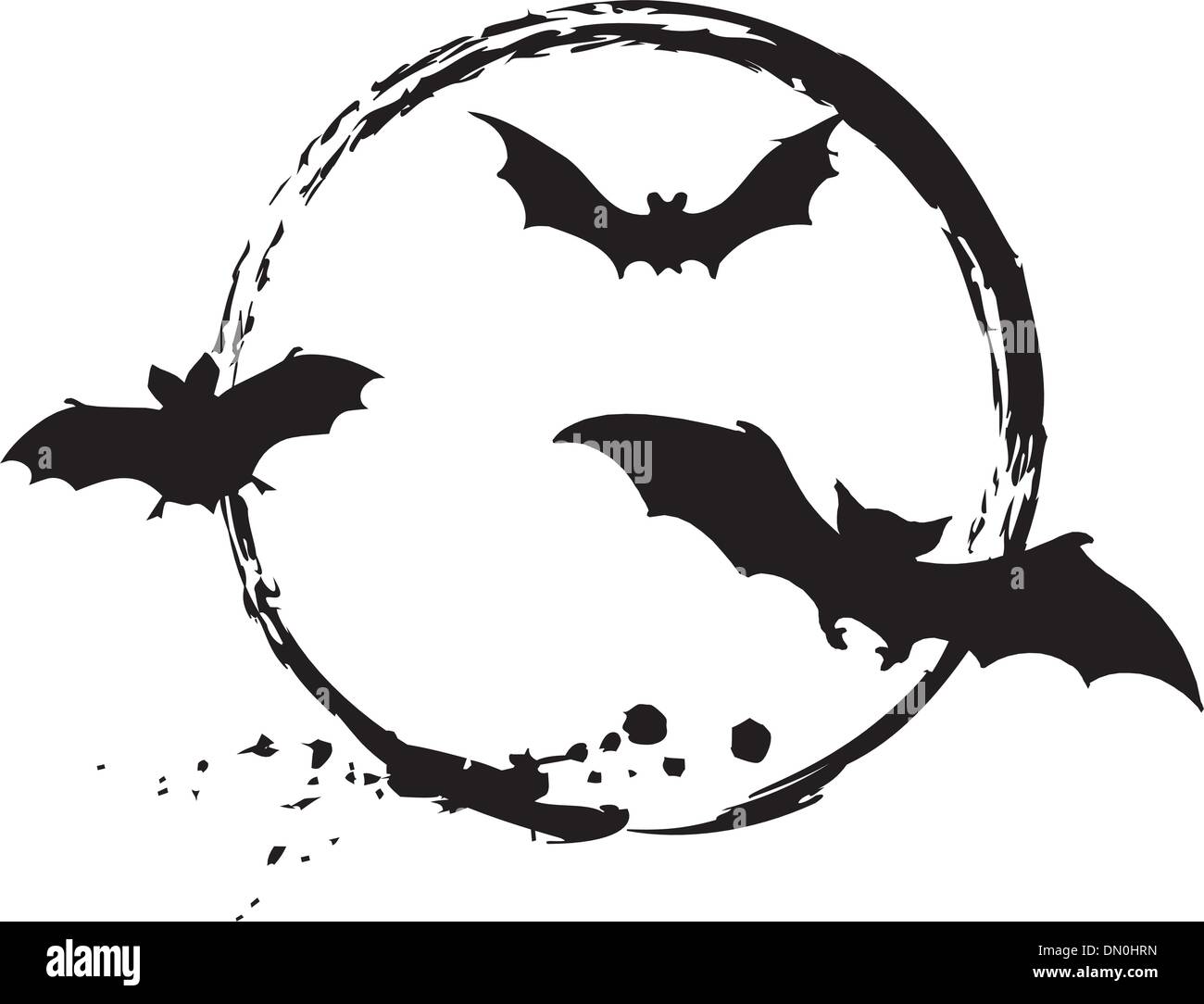 halloween bats Stock Vector