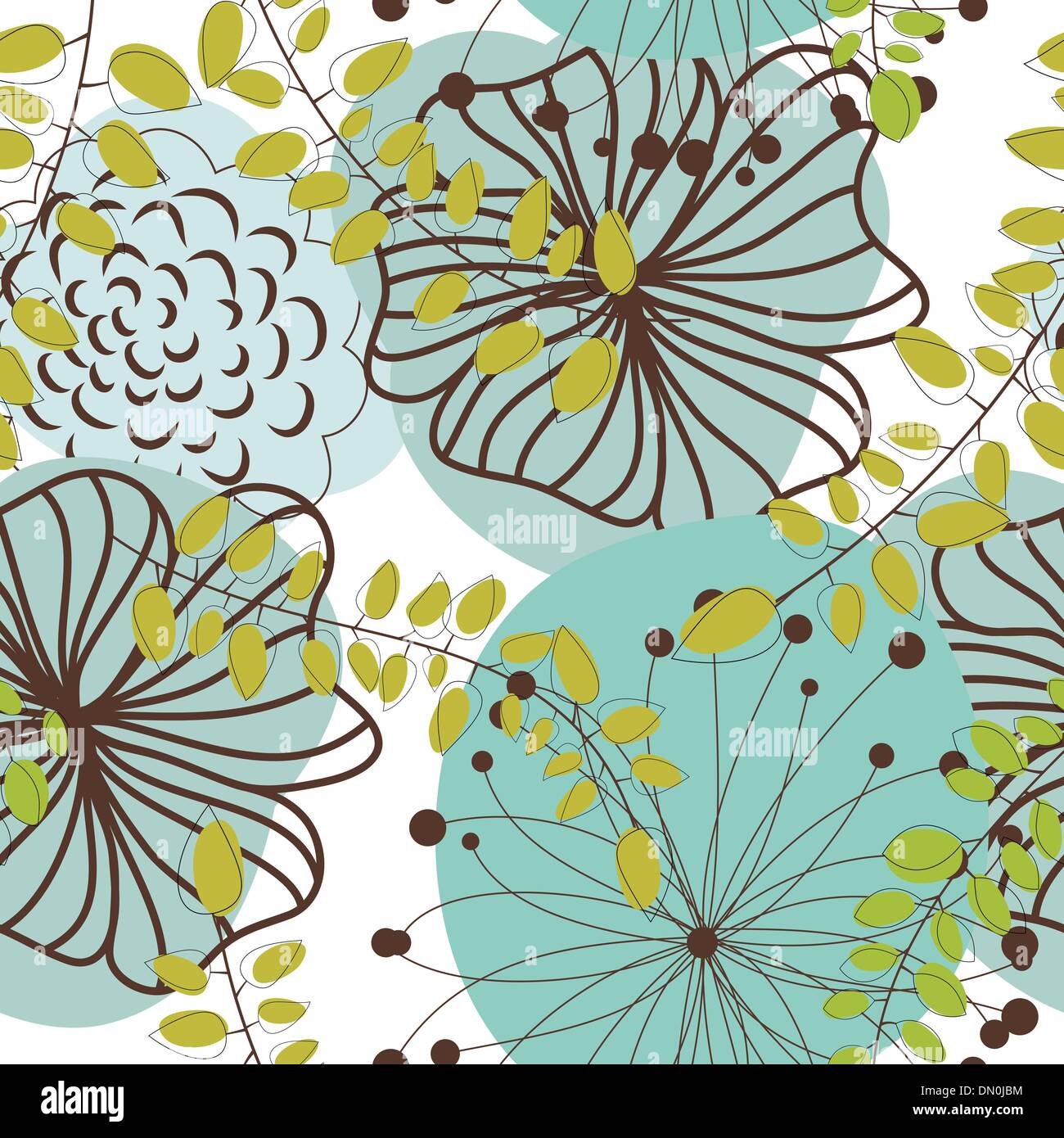 seamless floral pattern Stock Vector Image & Art - Alamy