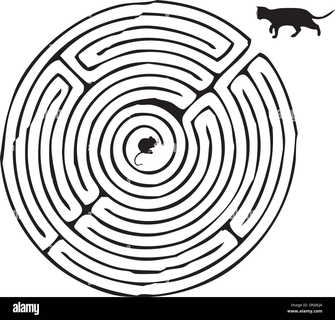 Finding a way Stock Vector Image & Art - Alamy