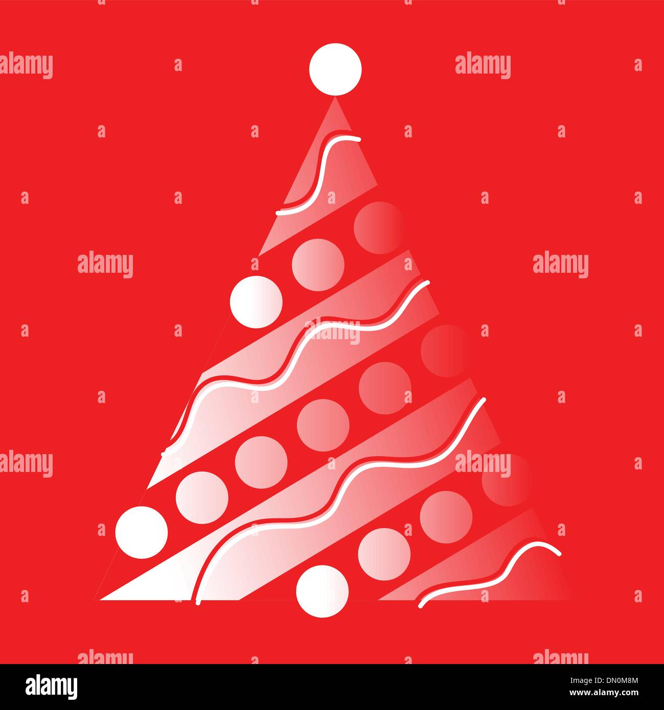 Christmas tree abstract scroll shape Stock Vector Images - Alamy