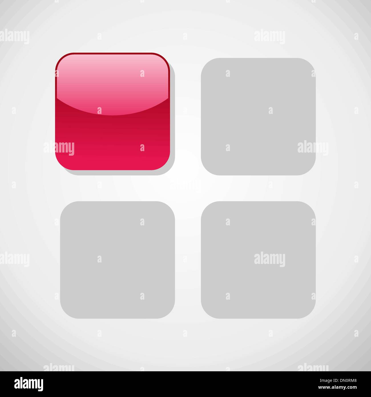 Gourmet glossy icons set background Stock Vector