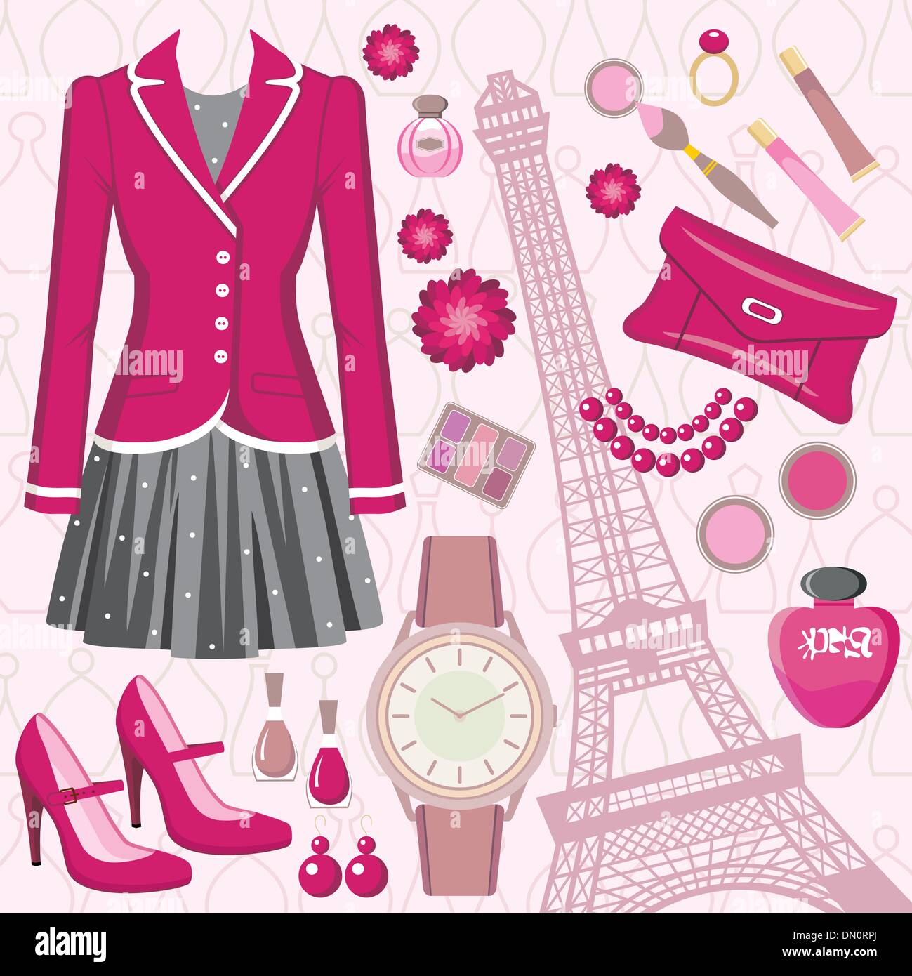The fashion tower Stock Vector Images - Alamy