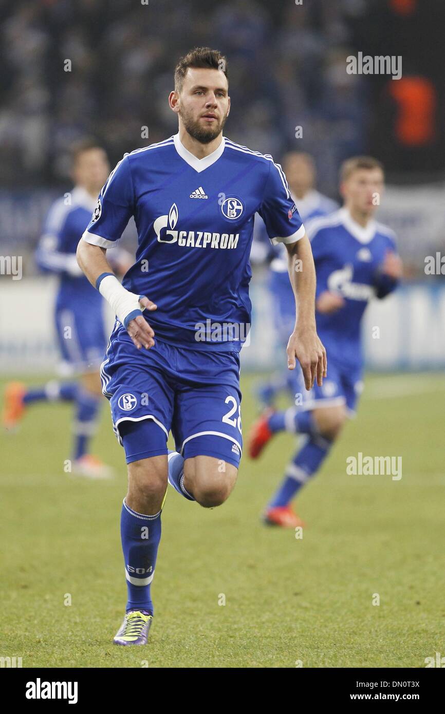 Gelsenkirchen Germany 11th Dec 2013 Adam Szalai Schalke Stock Photo Alamy