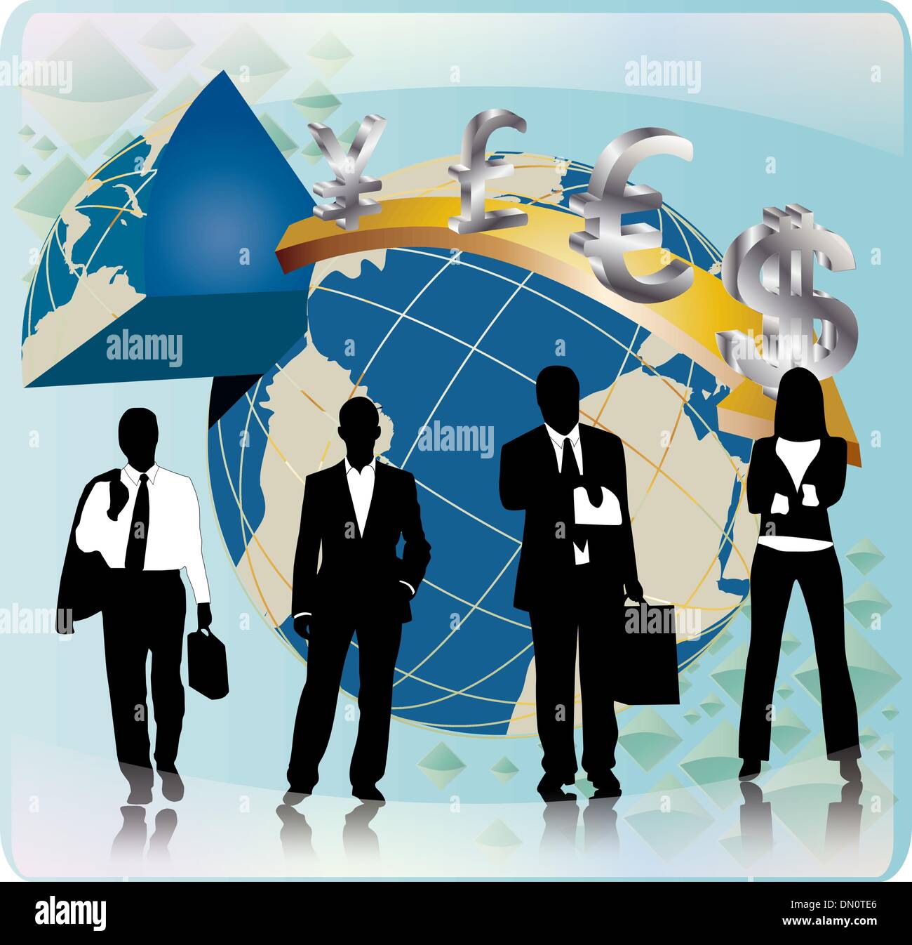 business people silhouette Stock Vector Image \u0026 Art - Alamy, image size:1300x1346