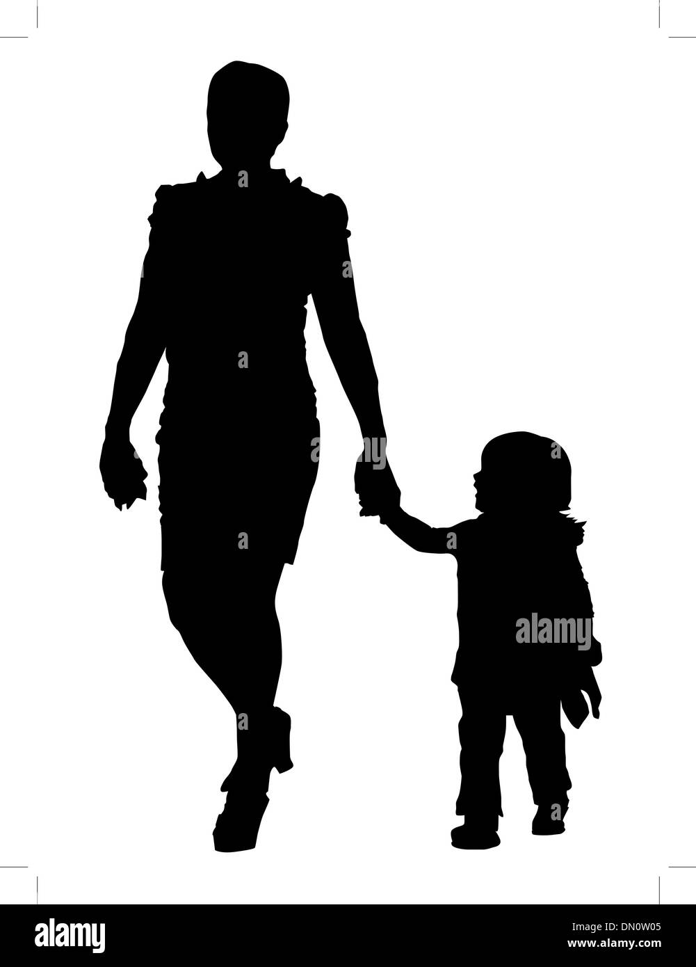 Vector Mother and baby Stock Vector Image & Art - Alamy