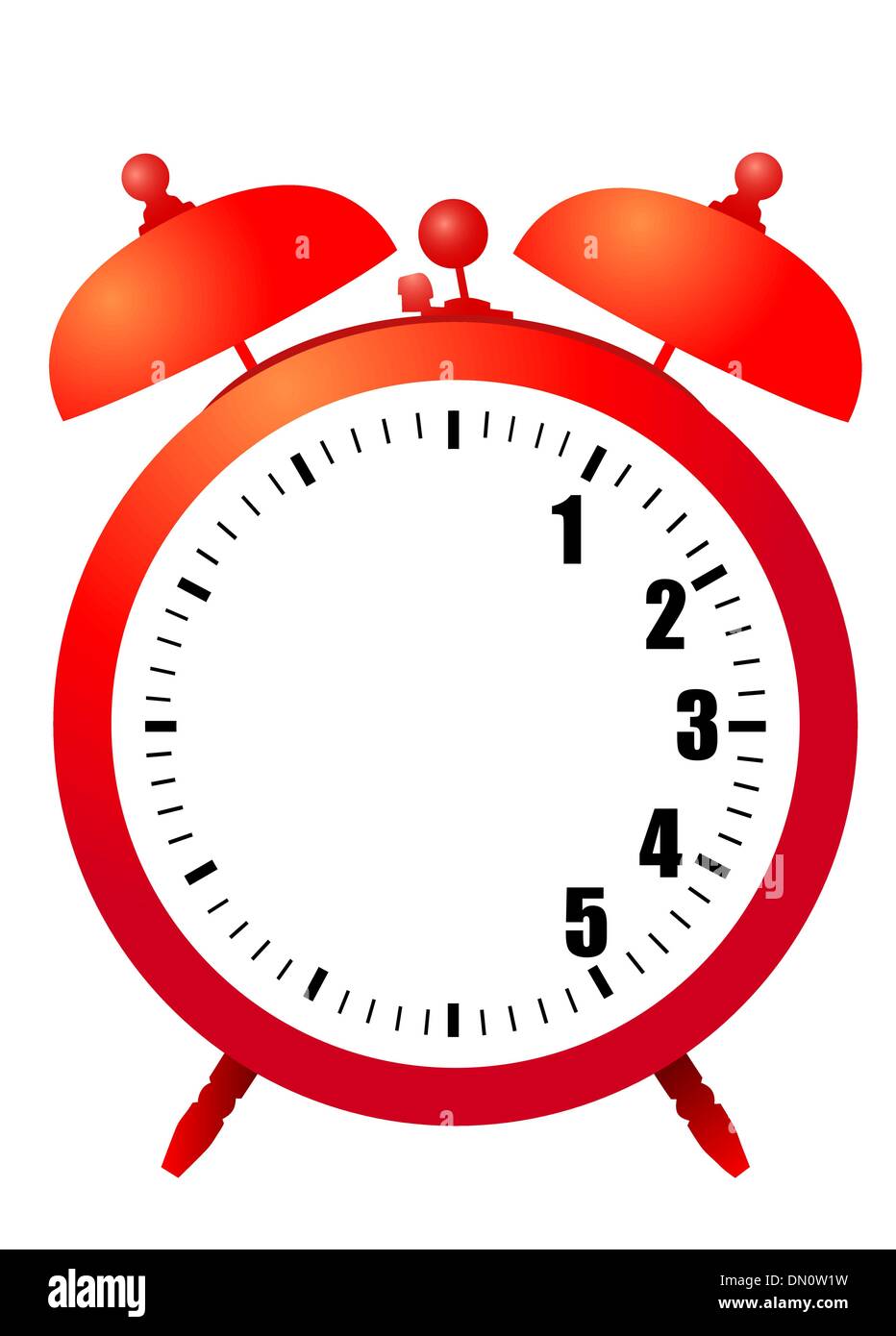 Mechanism alarm clock Stock Vector Images - Alamy