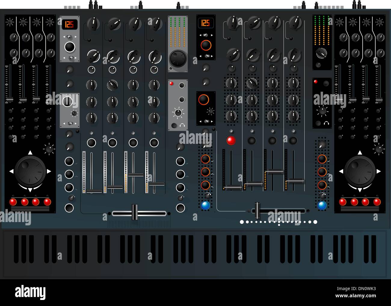 Music controller, mixer Stock Vector Image & Art Alamy