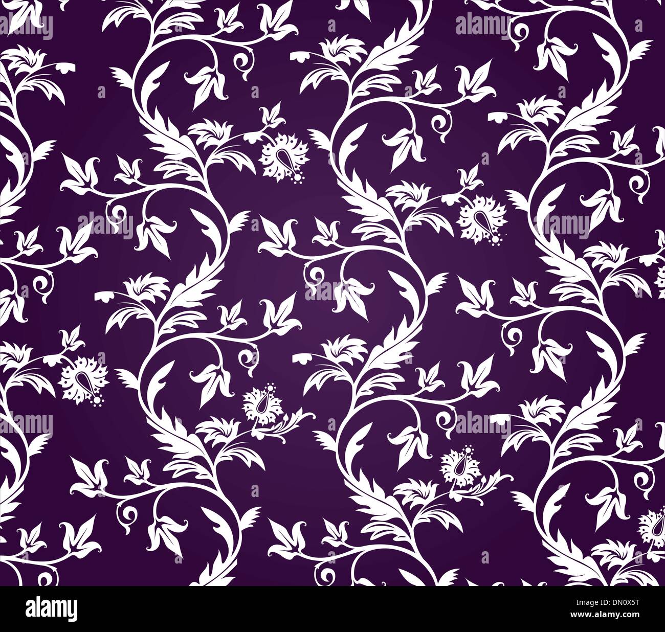 Vector illustration of Damask pattern Stock Vector Image & Art - Alamy