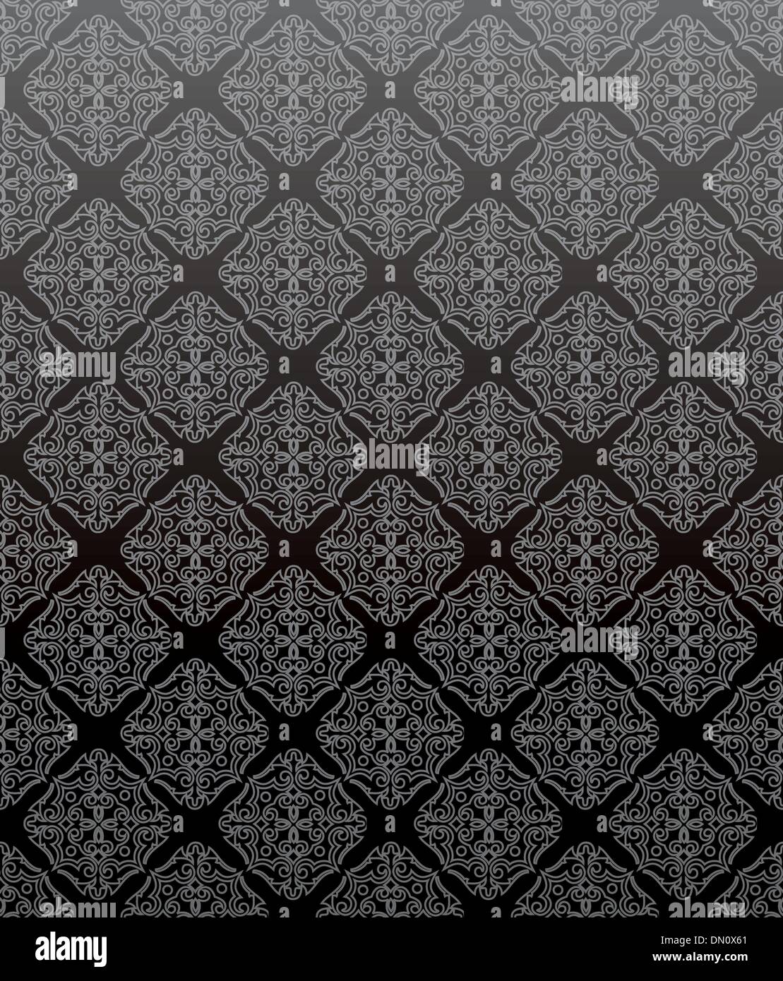 Vector illustration of Damask pattern Stock Vector Image & Art - Alamy