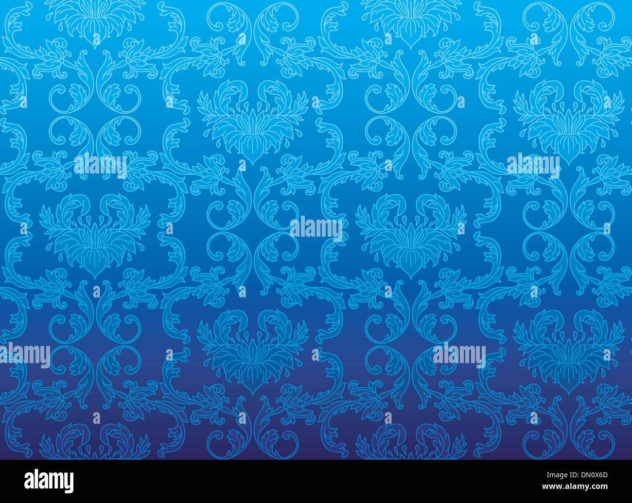 Vector illustration of Damask pattern Stock Vector Image & Art Alamy