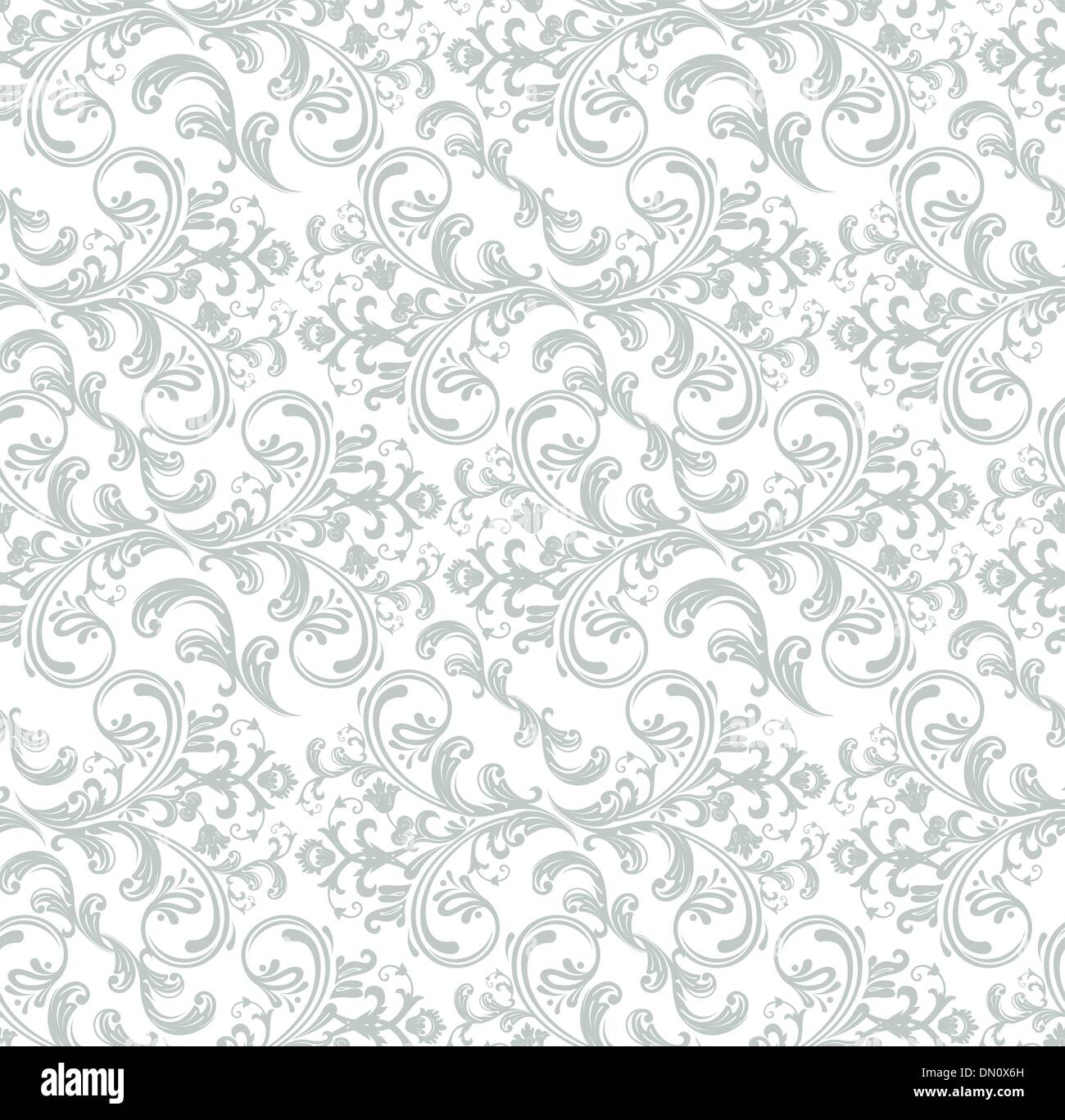 Vector illustration of Damask pattern Stock Vector Image & Art Alamy