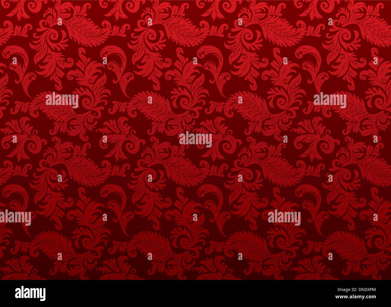 Vector illustration of Damask pattern Stock Vector Image & Art - Alamy