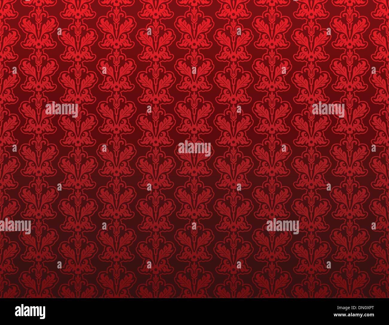 Vector illustration of Damask pattern Stock Vector Image & Art - Alamy