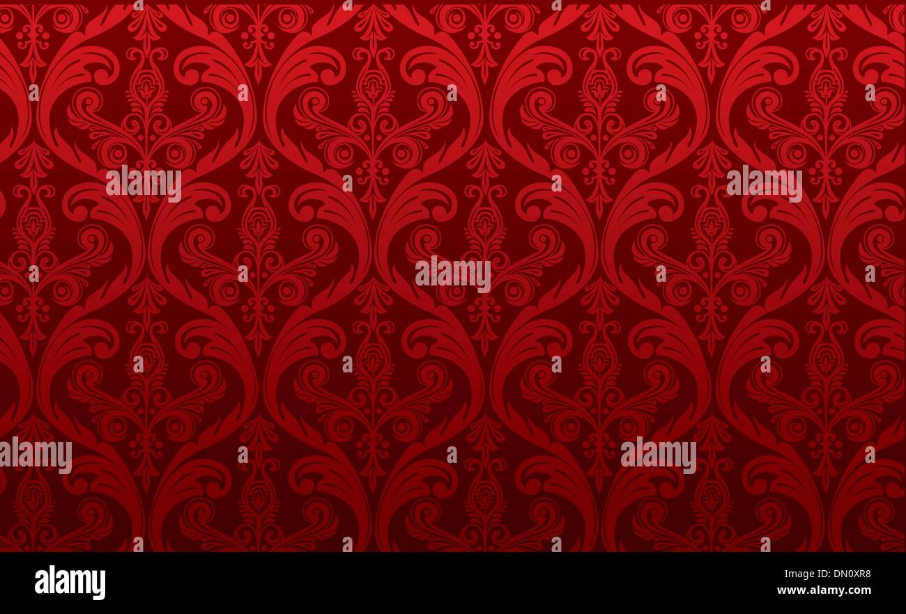 Vector illustration of Damask pattern Stock Vector Image & Art Alamy