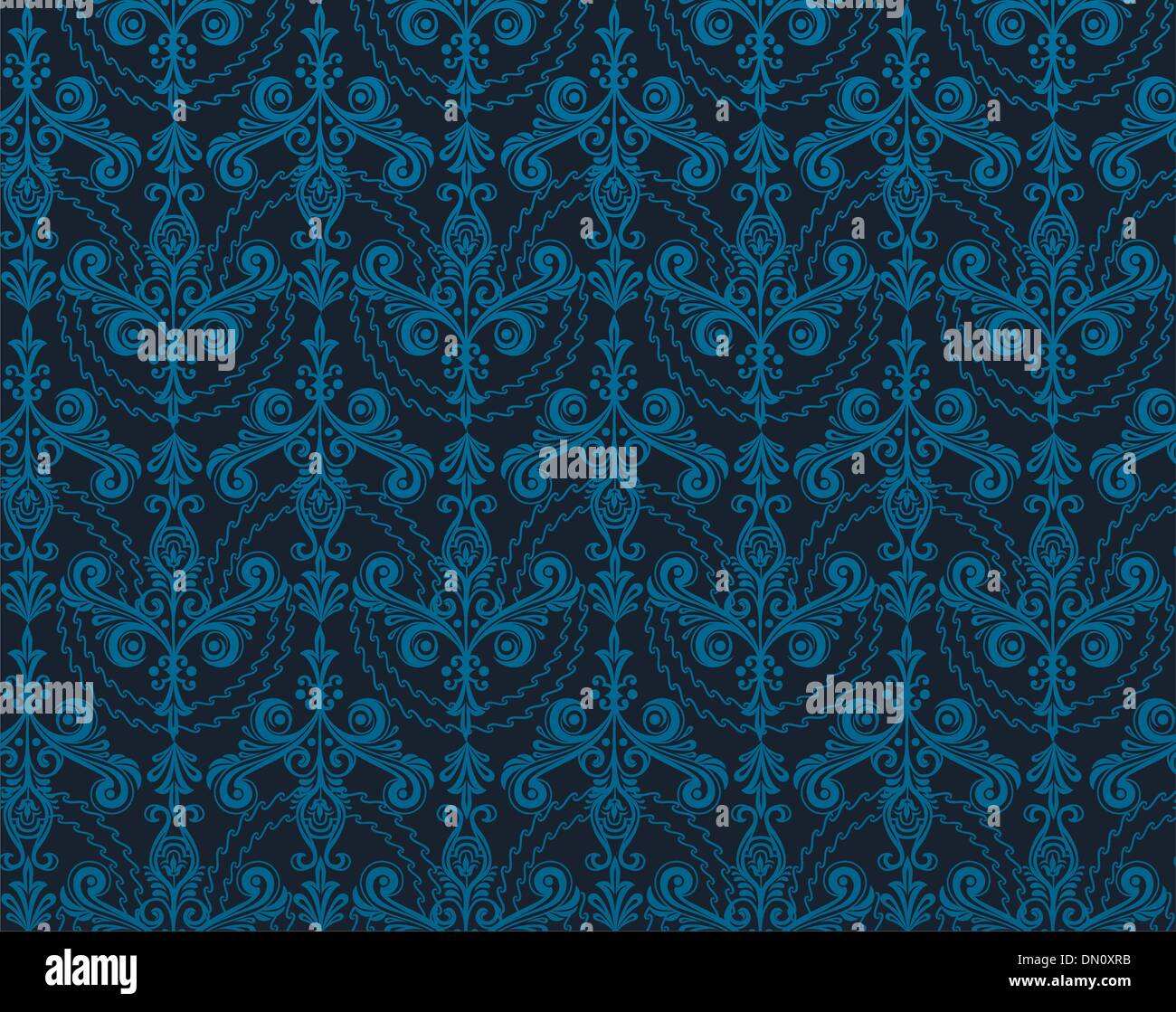 Vector illustration of Damask pattern Stock Vector Image & Art - Alamy