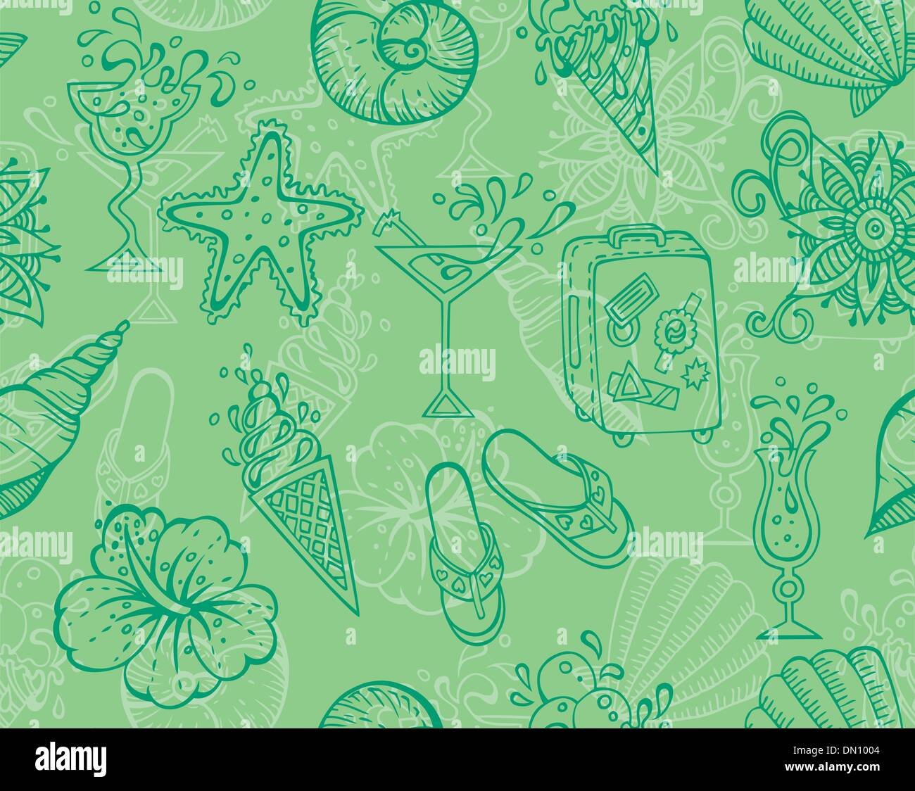 Summer icon Stock Vector Images - Alamy