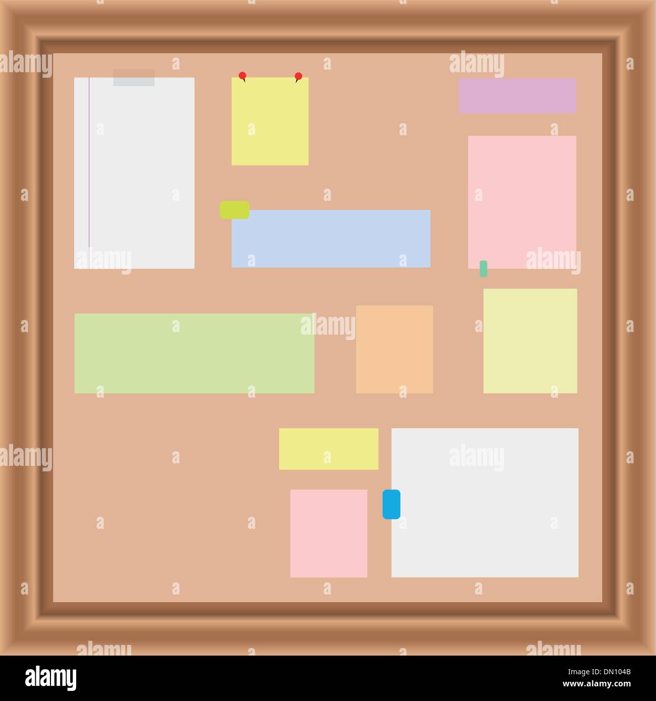 Bulletin board ads Stock Vector Images Alamy