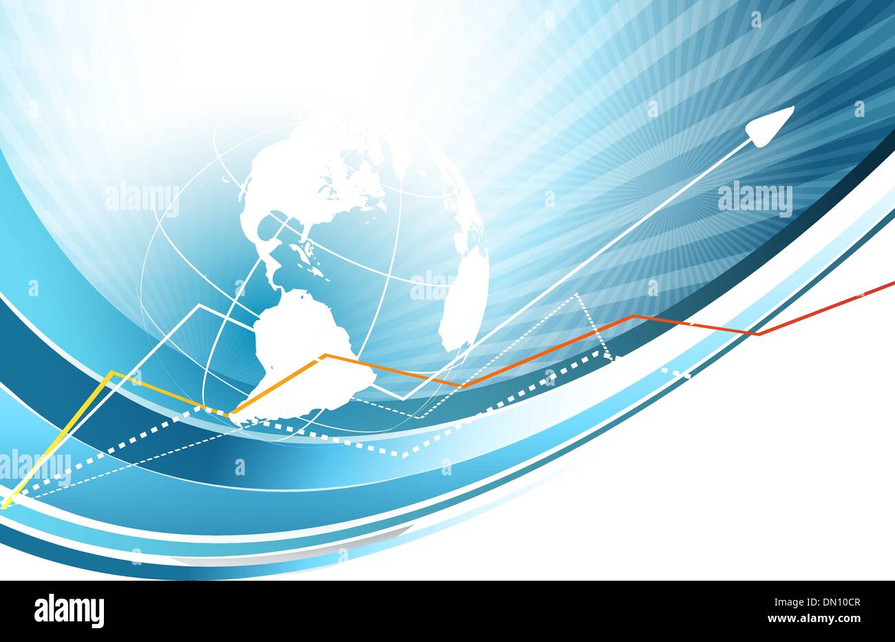 world statistic backdrop. Eps10 Stock Vector