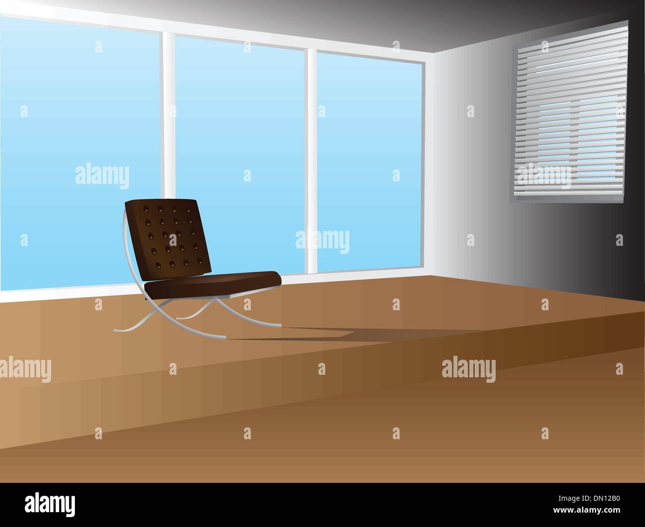 Office interior with armchair Stock Vector Image & Art - Alamy