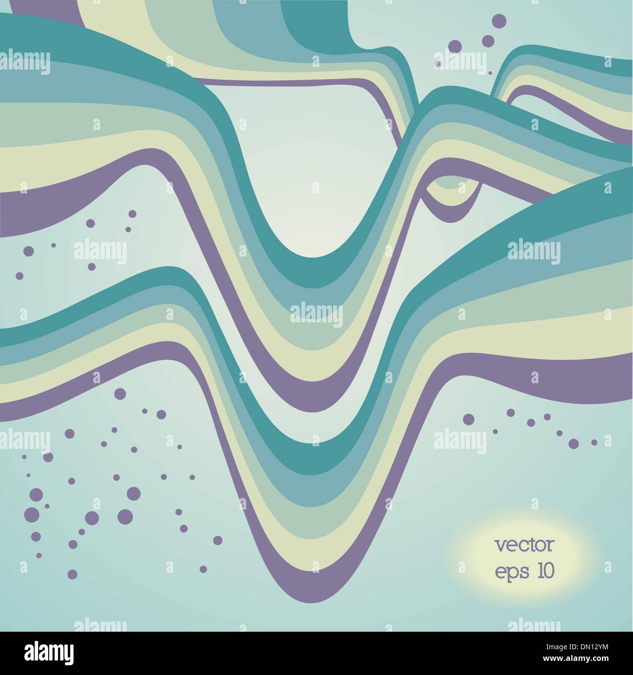 Abstract green purple wavy pattern Stock Vector Images - Alamy
