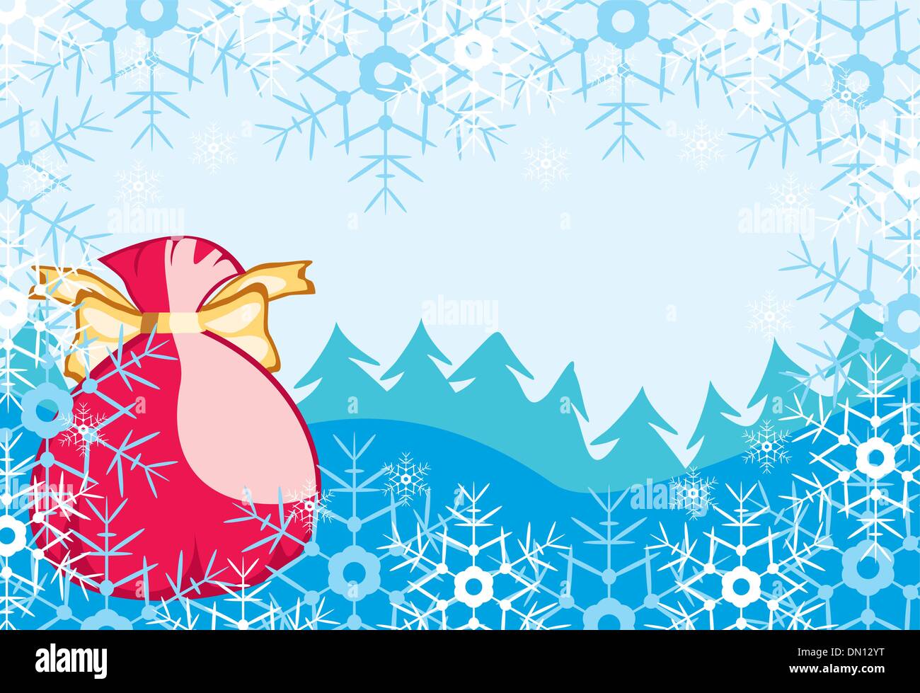 Snowflakes vector background Stock Vector Image & Art - Alamy