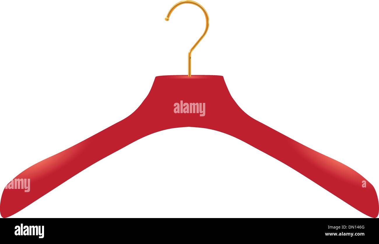 Clothes hangers Stock Vector