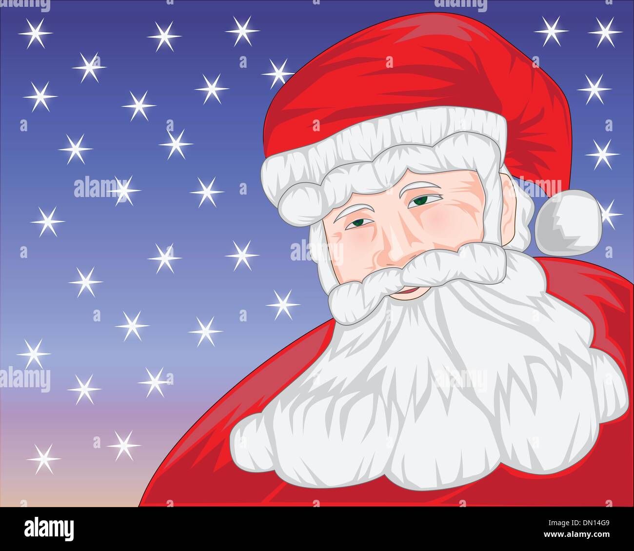 christmas background with santa claus vector Stock Vector Image & Art ...