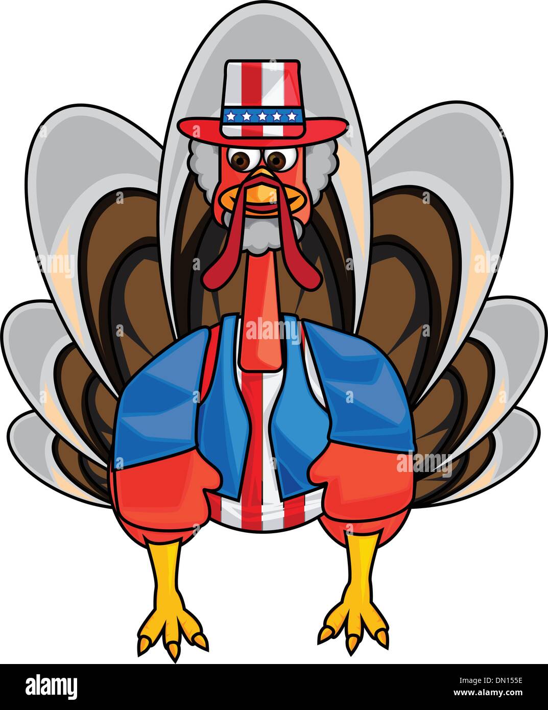 Funny turkey cartoon Stock Vector Images - Alamy