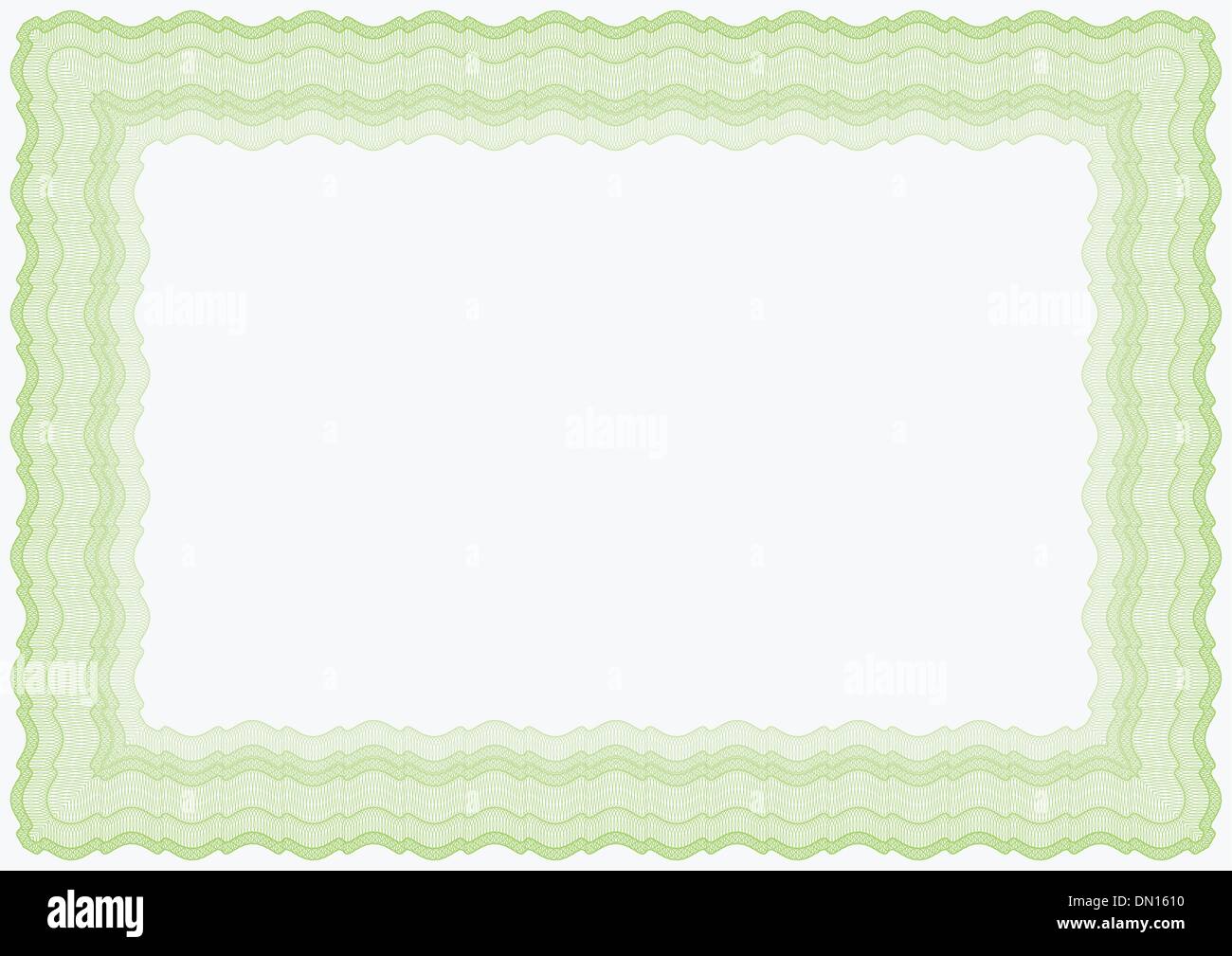 Guilloche green horizontal frame Stock Vector Image & Art Alamy