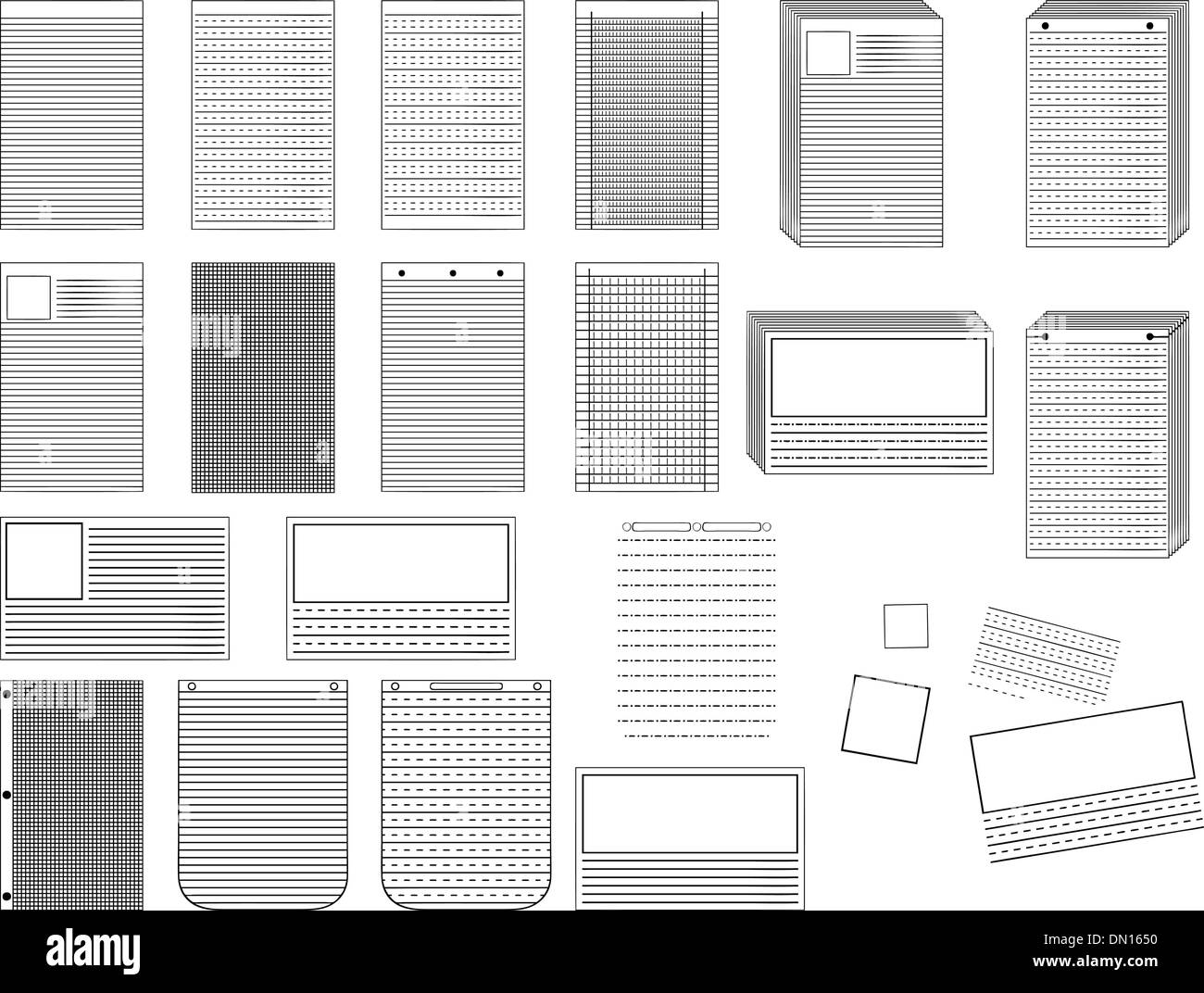 Spiral binding Stock Vector Images Alamy