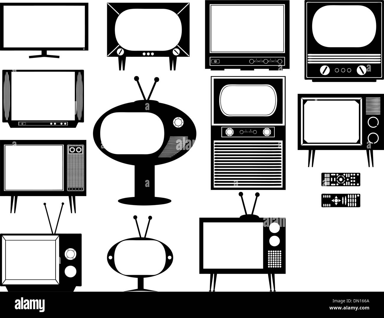 tv illustration Stock Vector