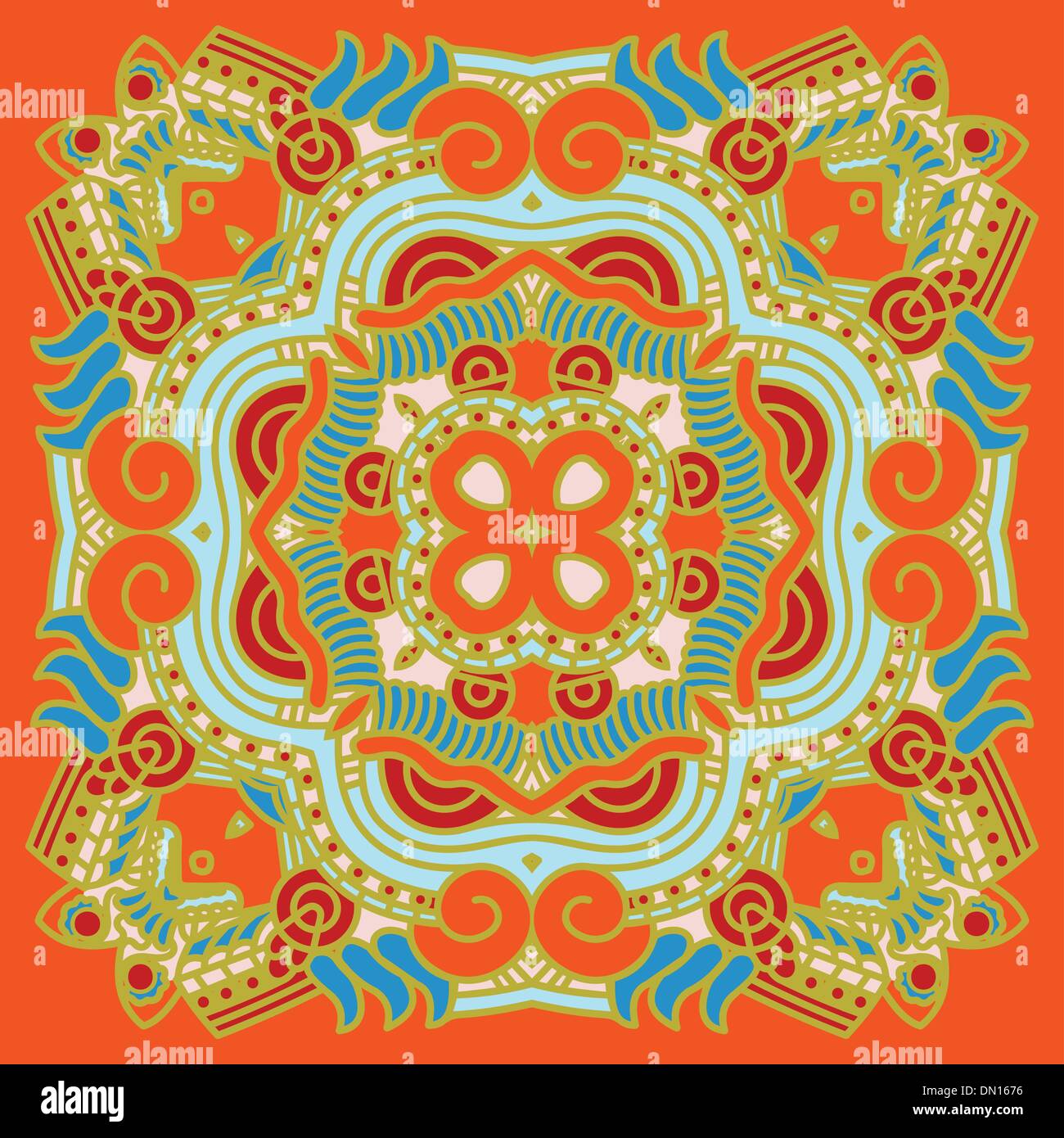Ornamental ethnicity pattern Stock Vector Image & Art - Alamy