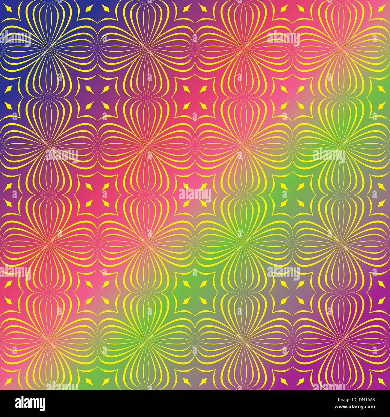 Abstract red stripe and curve seamless vector pattern hi-res stock ...