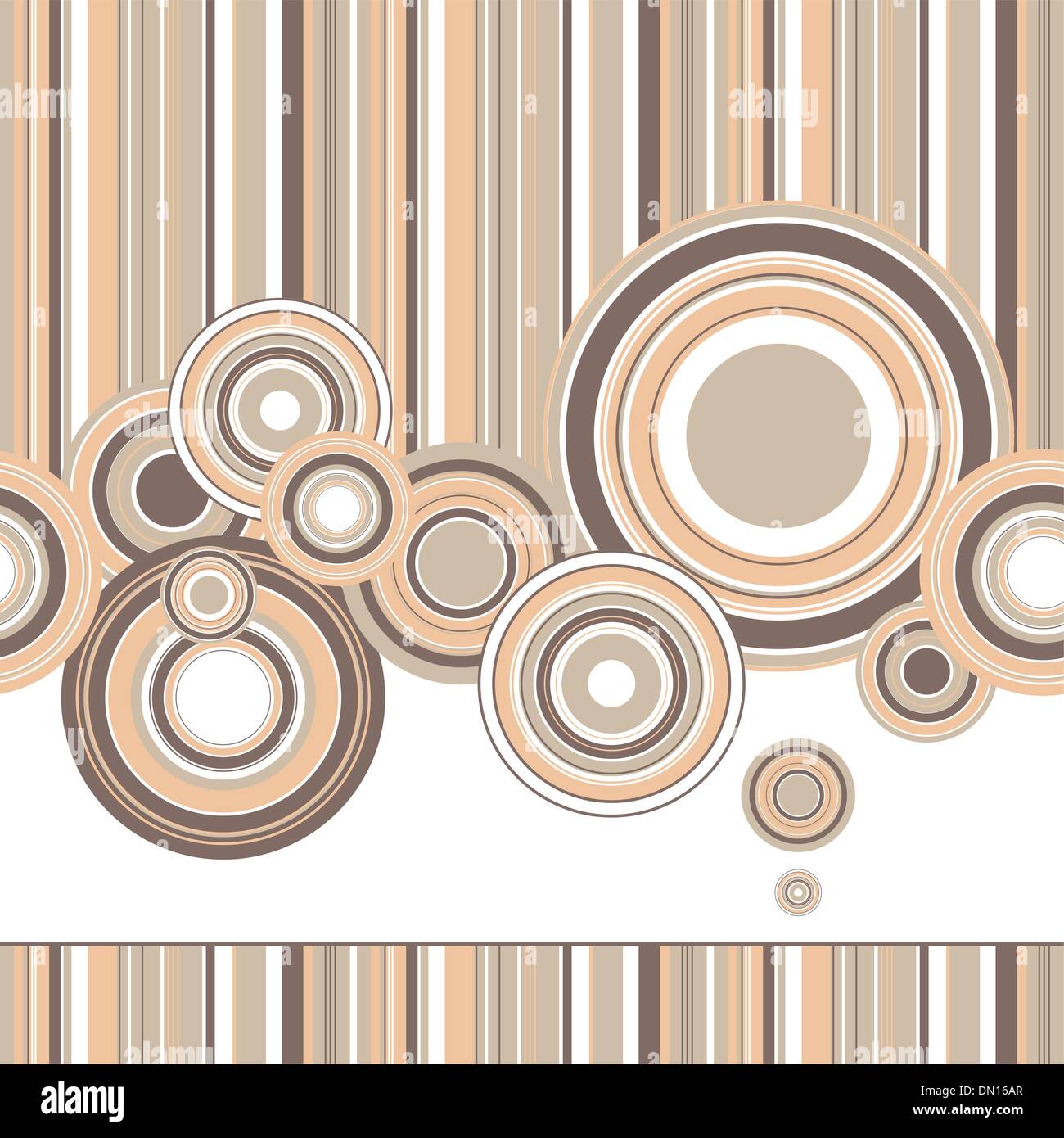 Seamless retro pattern Stock Vector
