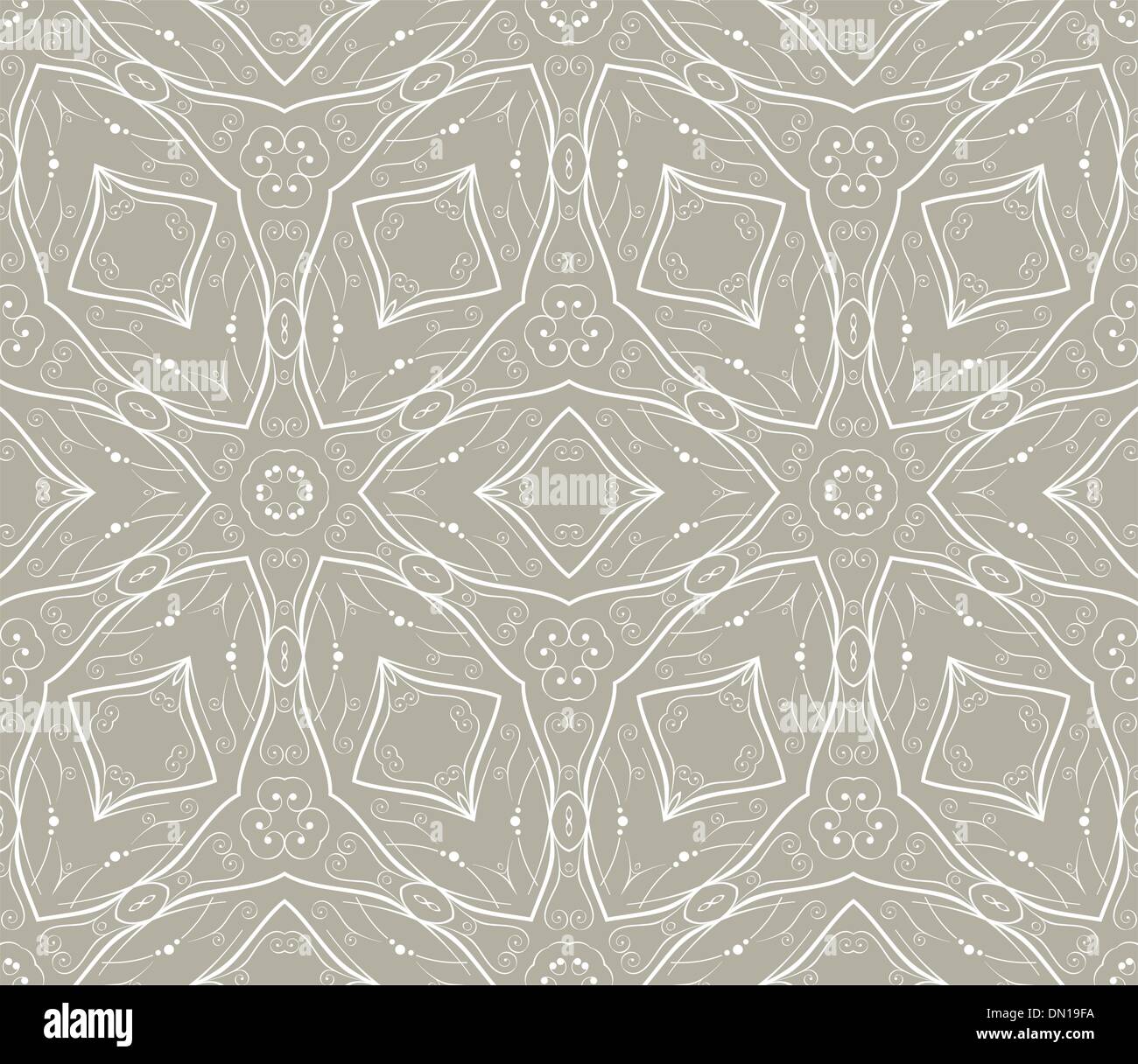 Seamless wallpaper with floral ornament Stock Vector Image & Art - Alamy