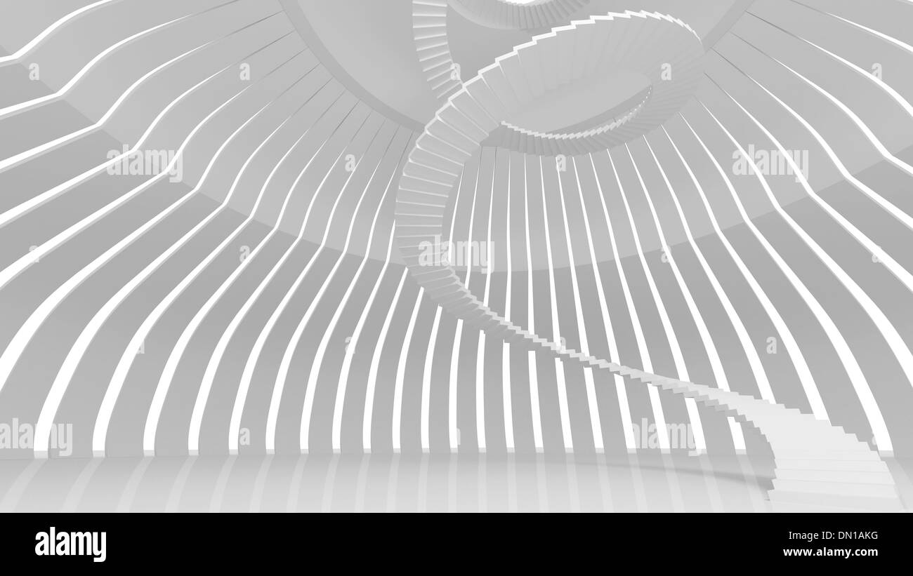 Wallpaper stairs Black and White Stock Photos & Images - Alamy
