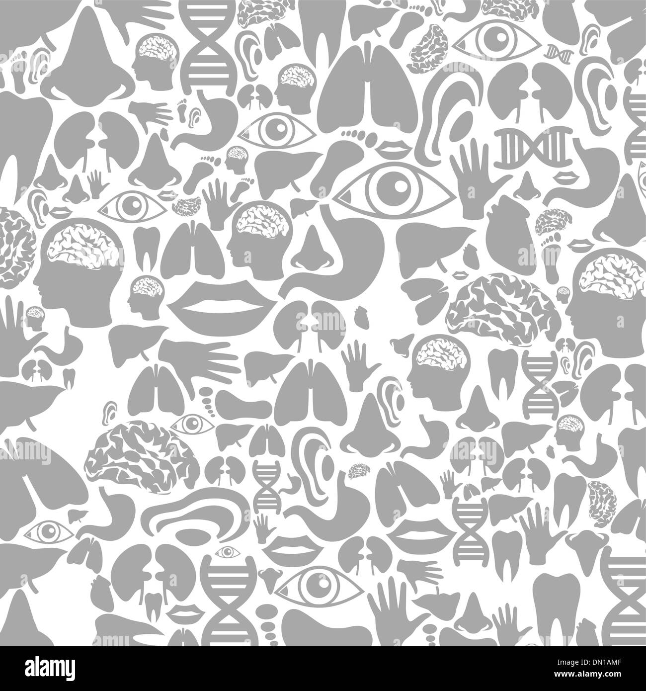 Background of a part of a body2 Stock Vector