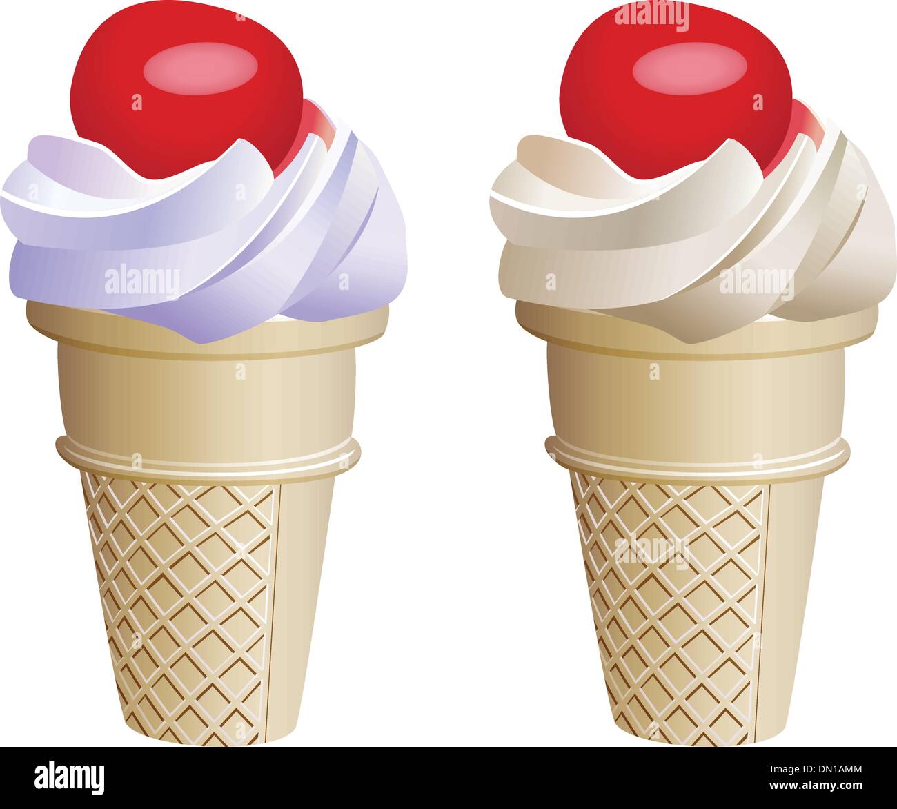 vector fruit icecream Stock Vector Image & Art - Alamy