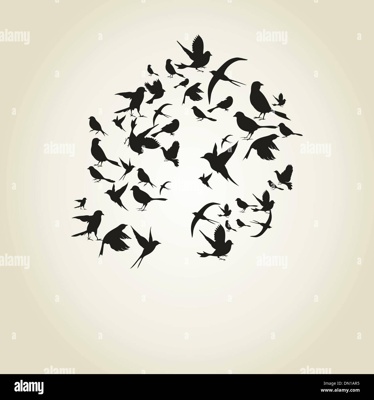 Tree a bird Stock Vector Image & Art - Alamy