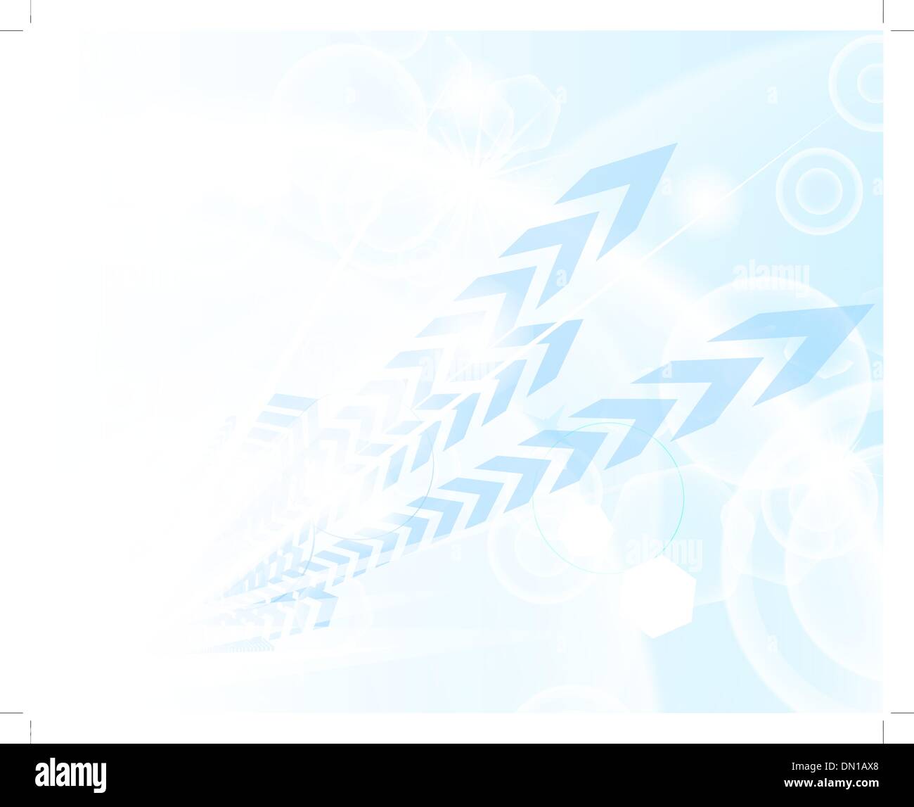 Technological blue background Stock Vector