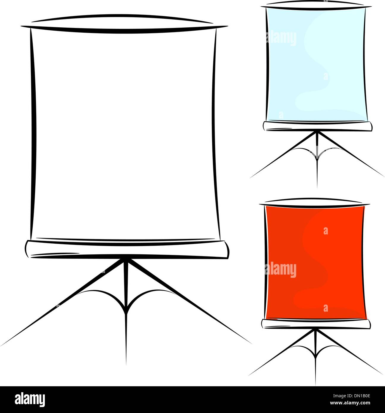 Illustration of a screen. eps10 Stock Vector