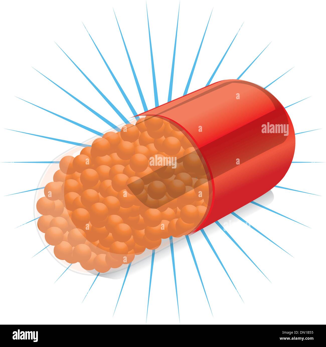 Red And Blue Pill Stock Vector Images Alamy